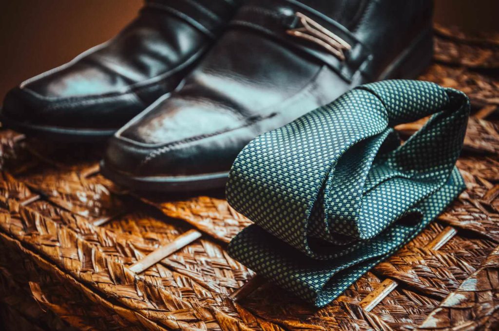 Businessman tie  & shoes