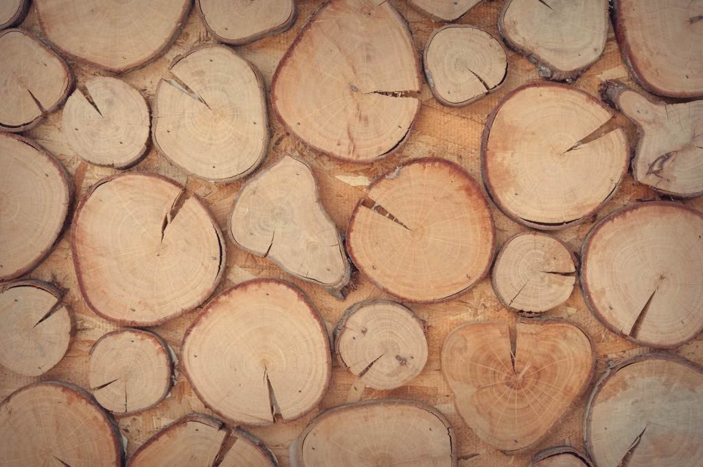 Impressive Wood Log Wall ideas